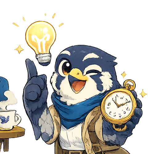 SEO Revue mascot — lightbulb